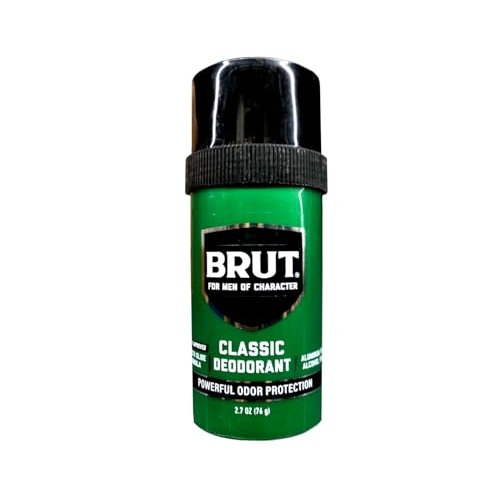 BRUT Classic Round Stick Deodorant 2.7 Ounces (Pack of 7)