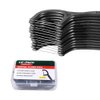 Charcoal Floss Picks Dental Floss Picks with 4 Travel Handy Cases 200 Count Flossers