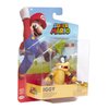 Super Mario Collectible Iggy Koopa 4" Poseable Articulated Action Figure with Wand Accessory, Perfect for Kids & Collectors Alike! for Ages 3+