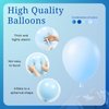 BAUANOOY Blue Balloons Metallic Blue Balloons, 60pcs 12 Inch Chrome Blue Balloons Baby Blue Balloons Pearl Blue Balloons Navy Blue Latex Balloons for Baby Shower Graduation Birthday Party Decorations