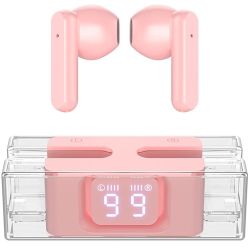Bluetooth Headphones, Wireless Earbuds, 2024 New Version, 120H Playtime, IPX7 Waterproof Earphones, Digital Power Display, Headsets with Charging Case and Mic for Sports