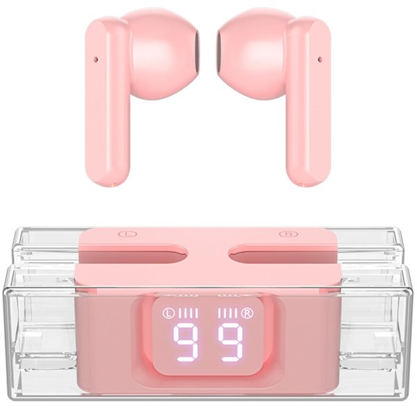 Bluetooth Headphones, Wireless Earbuds, 2024 New Version, 120H Playtime, IPX7 Waterproof Earphones, Digital Power Display, Headsets with Charging Case and Mic for Sports