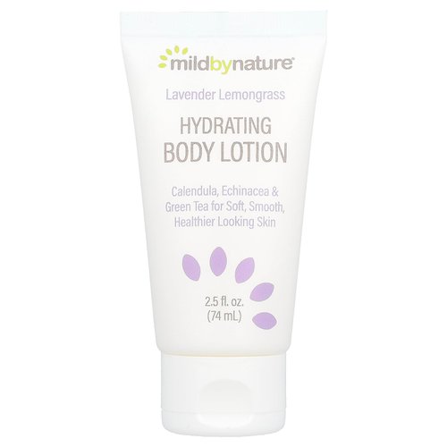 Mild by Nature Hydrating Body Lotion, Lavender Lemongrass, 2.5 fl oz (74 ml)