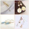 2000Pcs Assorted Head Pins Set for Jewelry Making,Jewelry Head Pins Kit Includes 1000Pcs Ball Head Pins 1000Pcs Flat Head Pins Eye Pins for Jewelry Finding,DIY Craft(Silver,Gold)