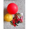 GuassLee Christmas Balloons Garland Arch Kit - Red Green Gold Confetti Balloons with Candy Mylar Balloons for Christmas Holiday Candy Theme Baby Shower Birthday Xmas Party Decorations, 101 Pack