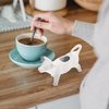 YARDWE Ceramic Creamer Jugs Milk Jug Cup Cute Cow Animal Shape Sauce Pitcher Milk Creamer Coffee Syrup Jar Server Dipping Bowls 40ML