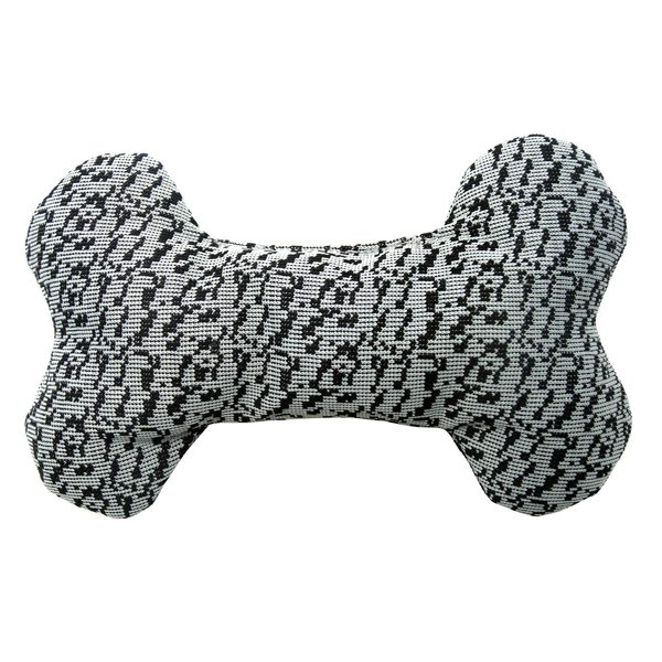 Plush Dog Toys 2 in1 Interactive Toys Stuffed Dog Toys for Boredom,Cute Squeaky Dog Chew Toys Puppy Dog Cotton Chew for Puppy Teeth Cleaning （Bone Yellow） (Bone Grey)