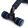 Readaeer Push Up Bars Gym Exercise Equipment Fitness 1 Pair Pushup Handles with Cushioned Foam Grip and Non-Slip Sturdy Structure Push Up Bar for Men & Women (Blue)