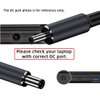 ChenYang USB C to DC Adapter,USB C Female to DC 5.5x2.5mm Barrel Jack Plug PD 100W Laptop Fast Charging Adapter with Wattage Display