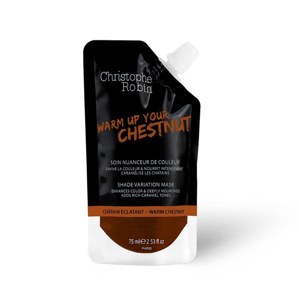 Christophe Robin Shade Variation Pocket - Nourishing and Color-Enhancing - Warm Chestnut - Travel Size, 2.53 fl. oz