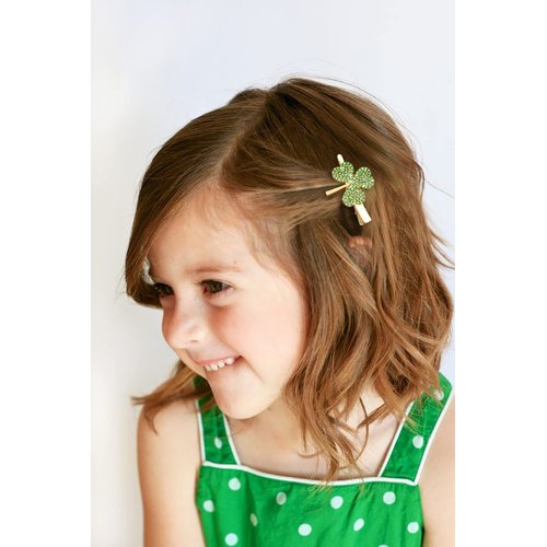 St. Patrick’s Day Hair Clips Accessories Festival Rhinestone Shamrock Hair Clips for Women Girls Green Irish Lucky Clove Leprechaun Top Hat Charm Hairpins st.patricks day jewelry Party Favor Costume