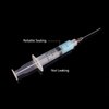 5ml Disposable Syringes with 22 Ga 1 Inch Needle, for Scientific Labs, Industrial, Liquid Measuring, Dispensing, Pack of 20