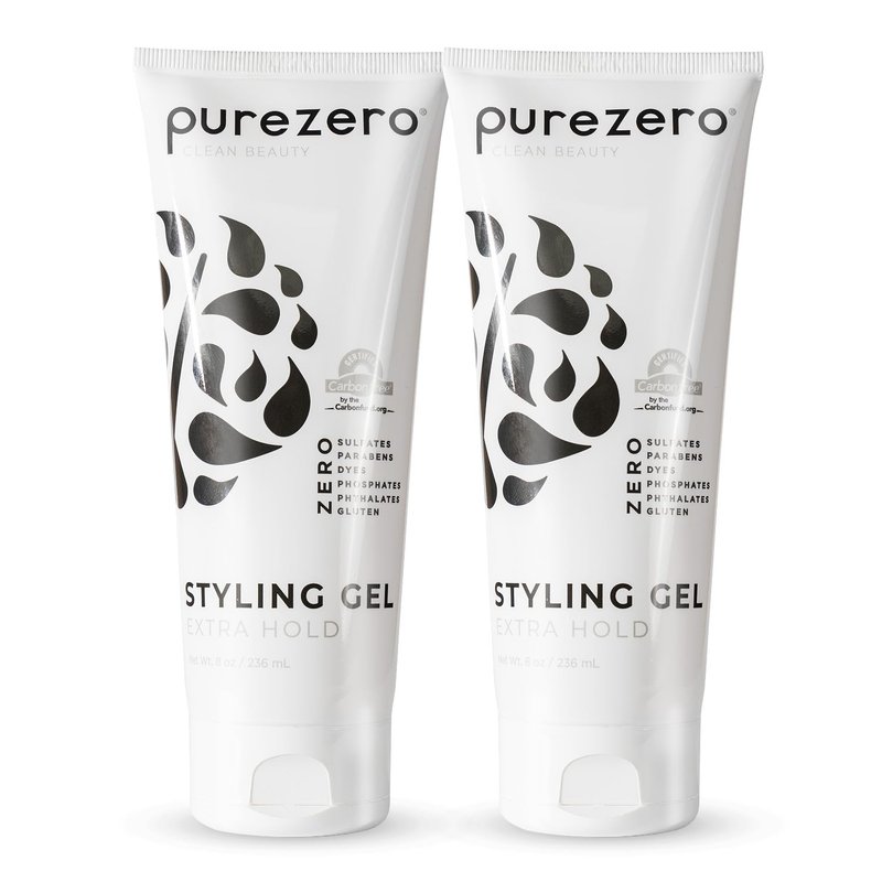 Purezero Styling Gel, Hold and Control, Adds Volume and Thickness, Non ...