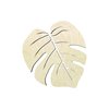 6 Pack of 3 inch Monstera Leaf shaped cutouts, Swiss cheese plant Wood cutouts, Unfinished tropical boho leaf wood cutout, DIY Craft wooden cutout