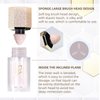 DAGEDA Liquid Highlighter,Soft Cream Highlight Makeup, Liquid Face Highlight with Cushion Applicator, Silky Highlighter Stick Long-lasting Creamy Face Highlight Makeup