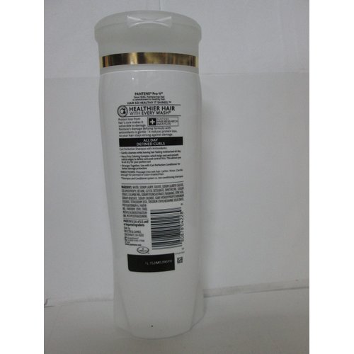 Pantene Pro-V Curly Hair Curl Perfection Moisturizing Shampoo, 12.6 oz, (Pack of 2)