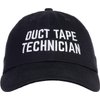 Ann Arbor T-shirt Co. Duct Tape Technician | Funny Mechanic Contractor Fixit Handyman Dad Grandpa Baseball Joke Hat Black