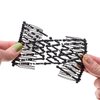 Ruihfas Stretchable Easy Combs Women Girls Hair Combs Double Hair Clips DIY Hair Styling Comb, Pack of 4