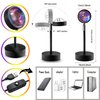 Tacopet Sunset Lamp Projector Sunset Night Light Sunset Projection Lamps Halloween Sunset Light with Remote Mood Lighting Rainbow Sunlight lamp Led Colorful Changing for Home Bedroom