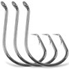 Circle Hooks Fishing Hooks Tackle - 120pcs 2X Strong Saltwater Fishing Hooks Octopus Circle Hooks Customized Offset Sport Circle Hook for Catfish Bass Size 5/0