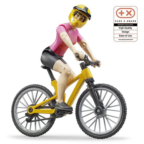 Bruder 63111 bworld Mountain Bike with Figure