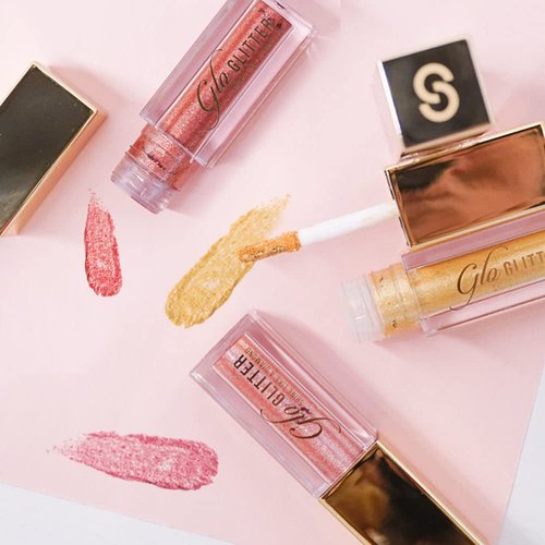 Sistar Glo Glitter Eyeshadow Ultra Glitter Rich Shine Stunning Application Day or Night Hydrating Finish (Pink Pearl)