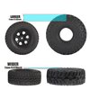 DJCRAWLER Super Large Soft Sticky 1.0 Crawler Tires 68 * 26mm for 1/18 1/24 RC Crawler Car Axial SCX24 FMS FCX24 AX24 Upgrade Wheel