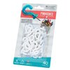 Pinhooks Value Push Pin 40-Pack Wall Hooks, White