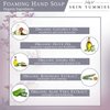Sally B's Unscented Luxury Hand Soap Foaming – Moisturizing Hand Soap for Sensitive Skin/Hypoallergenic Hand Soap Organic/EWG Verified Product/ 8.5 OZ(Unscented)