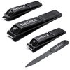 Nail Clippers Set,Toe Nail/Toenail Clippers and Fingernail Clippers for Men/Women/Kids,4 pic Nail Cutter Set Include Nail File Gifts for Women and Men Mom.