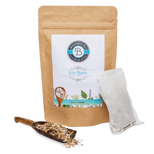 Birds & Bees Teas - Organic Herbal Sitz Bath Soak - 4 Sachets