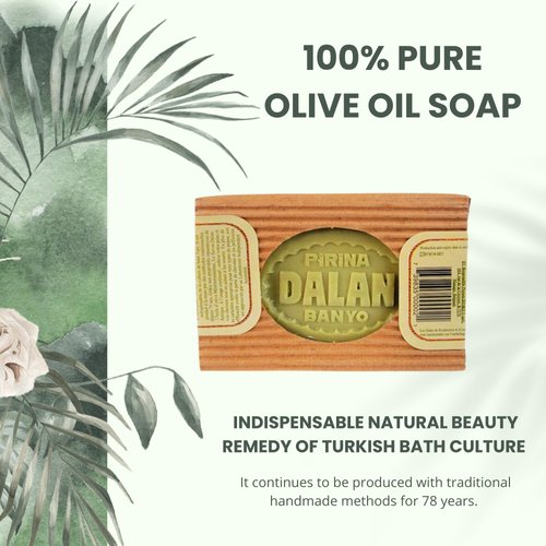 Dalan Antique Olive Oil Bar Soap 100% Natural 3 Pack