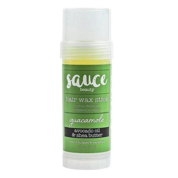 SAUCE BEAUTY Guacamole Hair Wax Stick - Moisturizing Wax Stick for Hair with Avocado Oil & Shea Butter - Paraben & Sulfate Free Nourishing Hair Stick Wax for Styling Flyaway & Brittle Hair (2 oz)