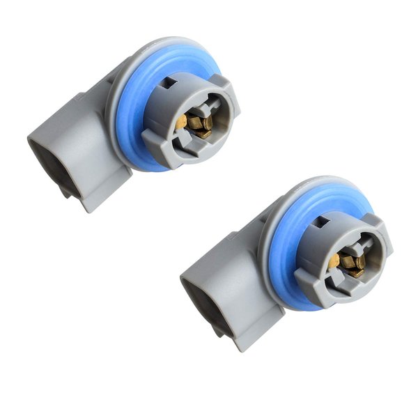 NDRUSH License Plate Light Sockets Wiring Harness Plug Connectors Replacement Compatible with 2003-2018 Dodge Ram 1500 2500 3500, Pack of 2