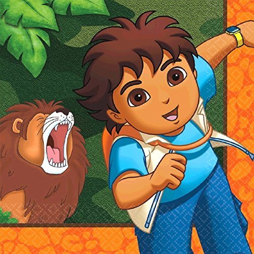 Diego's Biggest Rescue Luncheon Napkins, Party Favor