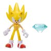 Sonic the Hedgehog 4” Super Sonic with Chaos Emerald Action Figure