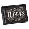 Papyrus Thank You Cards with Envelopes, Floral Chalkboard (14-Count)