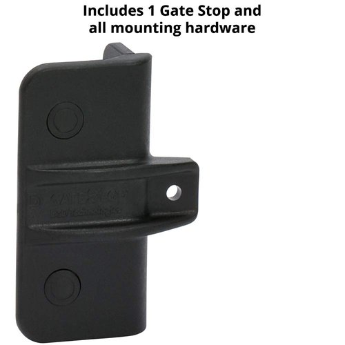 D&D Technologies TCGS3S Gate Stop, Damage Protection Bumper Reduces Sound from Closing Metal Gates, for Any Square Gate, 1 Count