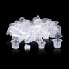 UPTATSUPPLY Tattoo Ink Cups 300Pcs Mixed Size with 2 Cups Holders Permanent Makeup Pigment Clear Holder Container Cap Tattoo Accessory