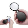 2PCS Upgrade 10X Small Magnifying Glasses for Kids/Senior, Pocket Magnifier for Reading/Close Work, Mini Folding Magnifying Magnify Glass with Protective Sheath, Ideal for Repairing/Hobby/Coins, 1.96"