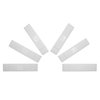 GGG0018 Video Game Cartridge Dust Cover 6 Pack: for Super Nintendo Games (SNES Protector Sleeve Cover or Case)