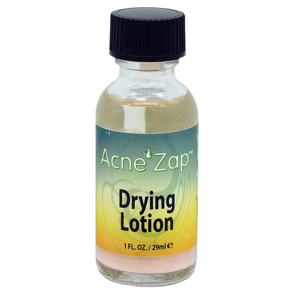 Acne Zap Drying Lotion - Overnight Acne Spot Treatment Dries Out Blemishes, Zits, Whiteheads, Pimples and Blackheads - Extra Strength Natural Solution for Acne Prone Skin - 1 fl oz