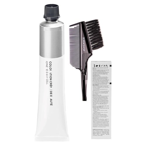 lopi Comb + Maj?reI Permanent Professional Cream Hair Color, Colour Ionene G Incell (w/SIeekshop Premium 3-in-1 Brush/Comb) Creme Haircolor Dye - Cool Cover CC - 7.18 -