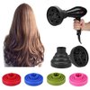 Collapsible Silicone Hair Diffuser Attachment- The latest travel portable-Red
