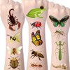 Yoyuspy Bug Temporary Tattoos Bulk - 200+ Bug Insect Tattoos Stickers Kids Bug Birthday Party Decorations Favors Supplies Spiders Bee Butterfly Bug Insect Fake Tattoos Classroom School Prizes Rewards