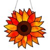 Sun Flower Craft for Kids Stained Glass Craft for Kids Sunflower Glass Made Easy Activity Kit Decorations Sun Flower Suncatcher Kits Girls Boys Home Classroom Indoor Art Game Activities Favors