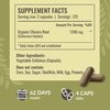 HERBAMAMA Chicory Inulin Capsules - 1200 mg Chicory Root for Digestive Health - Inulin Prebiotic Fiber Gut Cleanse Supplement - Vegan, Non-GMO - 250 Caps