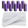 25Pcs 100/180 Grit Nail Files with 10Pcs 60/100 Grit Nail Buffer Blocks for Natural and Acrylic Nails
