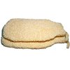 2 Pack Natural Vegetable Fiber Shower Exfoliating Loofah Mitt - Soft Terry Cloth Bath Gloves - Exfoliator Body Scrubber Mitts Mitten - Great for Your Skin Care in The Spa - Anti-Aging