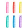 24 Pieces Hair Combs Set Plastic Hair Comb for Women and Men, Fine Dressing Comb (Yellow, Purple, Green, Blue, Red, Pink)